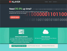 Tablet Screenshot of klayer.com